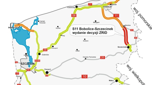 Jest zgoda na budowę S11 między Szczecinkiem a Bobolicami.