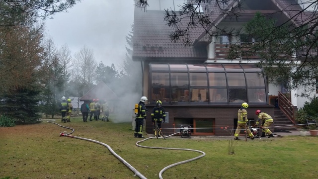 Pożar w domu opieki w Strumianach w powiecie stargardzkim. 44 osoby zostały ewakuowane.