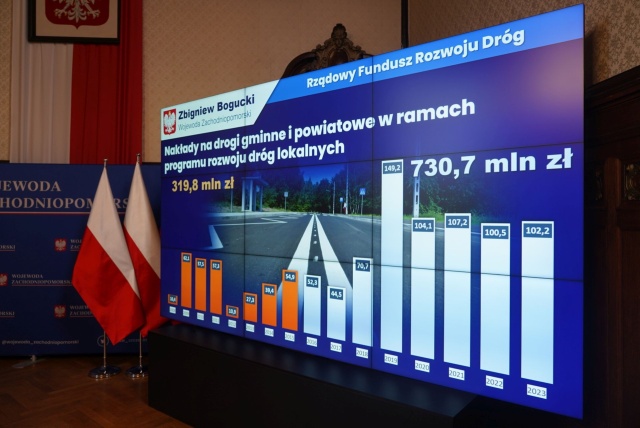 Prawie cztery miliony złotych przekazał w poniedziałek wojewoda zachodniopomorski na przebudowy czterech dróg lokalnych naszego regionu.