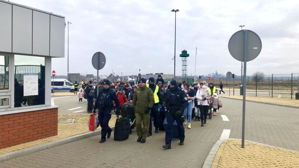 Minionej doby na wjazd do Polski z Ukrainy w województwie lubelskim odprawiono ponad 46 tysięcy osób. źródło: https://twitter.com/Straz_Graniczna