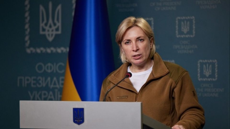 Iryna Wereszczuk zażądała od Rosji bezwarunkowego uwolnienia uprowadzonych. źródło: https://www.ukrinform.pl