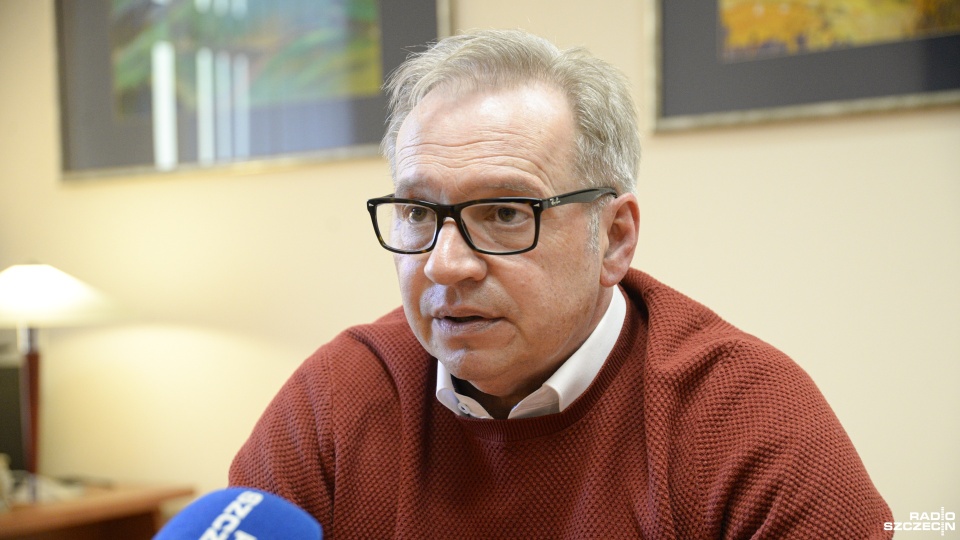 Najważniejsza w tym wszystkim jest uproszczona procedura przyjmowania ukraińskich studentów - mówi prof. Waldemar Urbanik, socjolog i rektor Akademii Nauk Stosowanych w Szczecinie. Fot. Kamila Kozioł [Radio Szczecin]