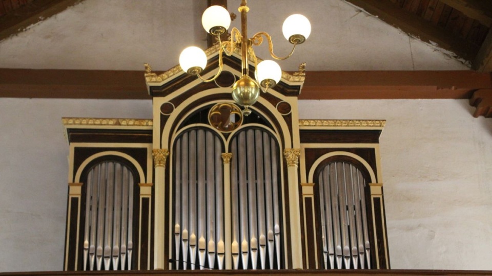 Organy z 1889 roku nr 298 Barnima Grüneberga w kościele pw. Niepokalanego Poczęcia NMP w Konarzewie. Fot. Jan Olczak