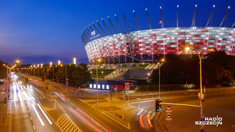 Polacy przegrali na PGE Narodowym w Warszawie z Holendrami 0:2 (0:1) w 5. kolejce najwyższego poziomu piłkarskiej Ligi Narodów. Fot. Maciej Papke [Radio Szczecin]