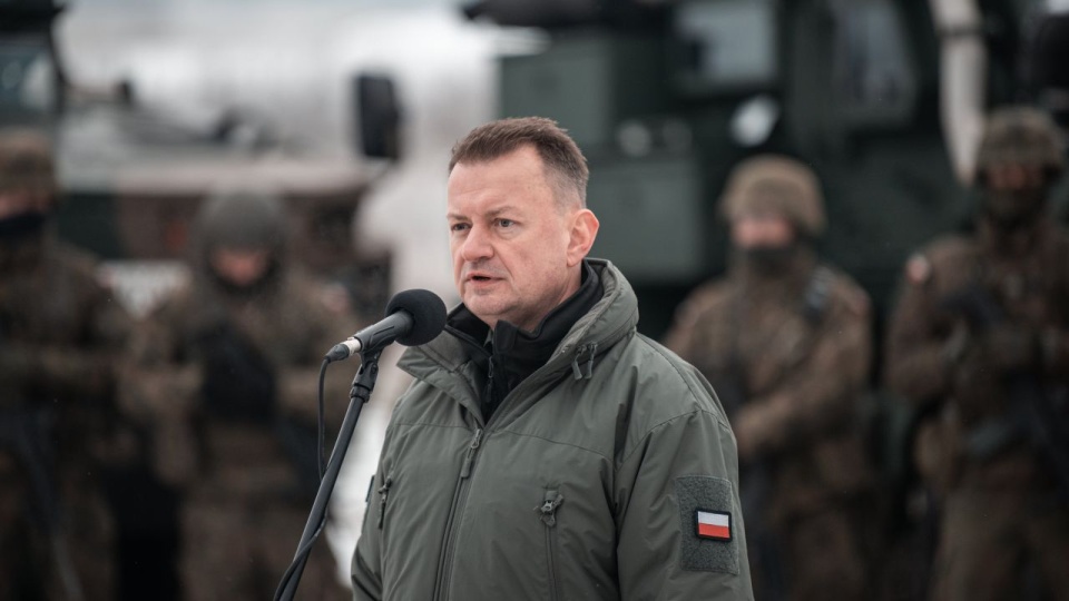 Mariusz Błaszczak argumentował, że rozlokowanie Patriotów na zachodniej Ukrainie jest korzystne dla bezpieczeństwa południowo-wschodniej Polski. źródło: https://twitter.com/MON_GOV_PL