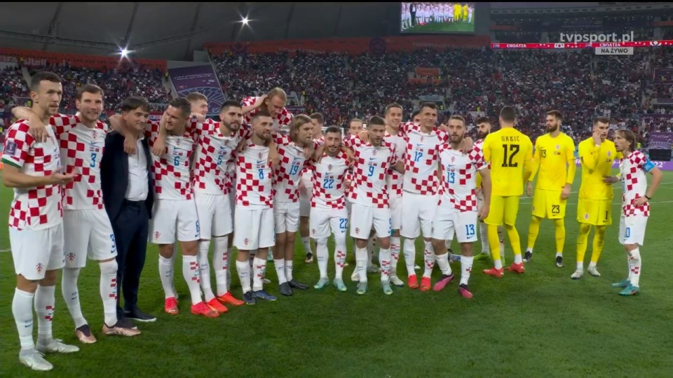 Reprezentacja Chorwacji. screenshoot - TVP Sport