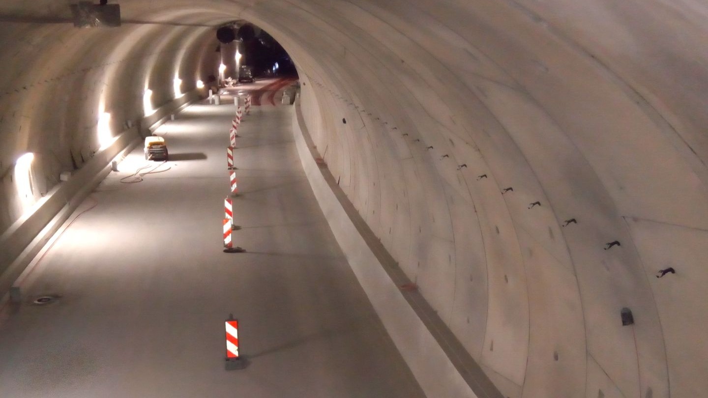 W tunelu pod Świną, prace mają się ku końcowi. Fot. tunel-swinoujscie.pl 