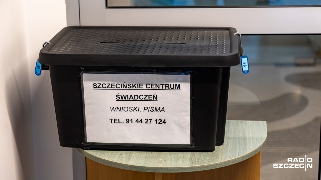 Fot. Robert Stachnik [Radio Szczecin] Filia centrum nie działa. Mieszkańcy Prawobrzeża czują się poszkodowani [WIDEO, ZDJĘCIA]
