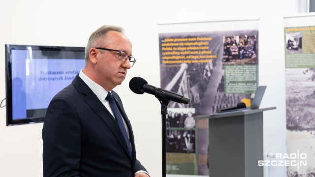 Fot. Robert Stachnik [Radio Szczecin] Pamiątki po ostatnim Żołnierzu Wyklętym z regionu już w muzeum w Kamieniu Pomorskim [WIDEO, ZDJĘCIA]