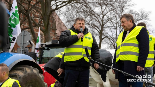 Fot. Robert Stachnik [Radio Szczecin] Padło zapewnienie ministra. Rolnicy: Brawo [WIDEO, ZDJĘCIA]