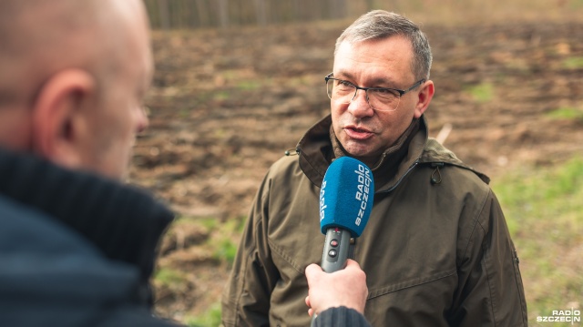 Fot. Jakub Niwa Dzieci zasadziły tysiące sosen. Ten las będzie rósł 100 lat [ZDJĘCIA, WIDEO]