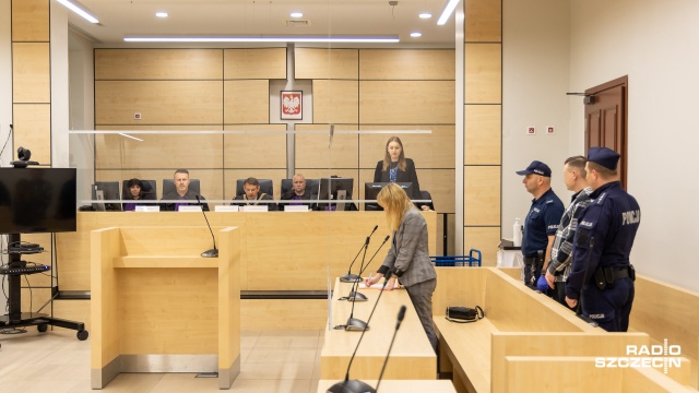 Fot. Robert Stachnik [Radio Szczecin] Zabójca 85-latka z Krajnika Dolnego usłyszał wyrok [WIDEO, ZDJĘCIA]