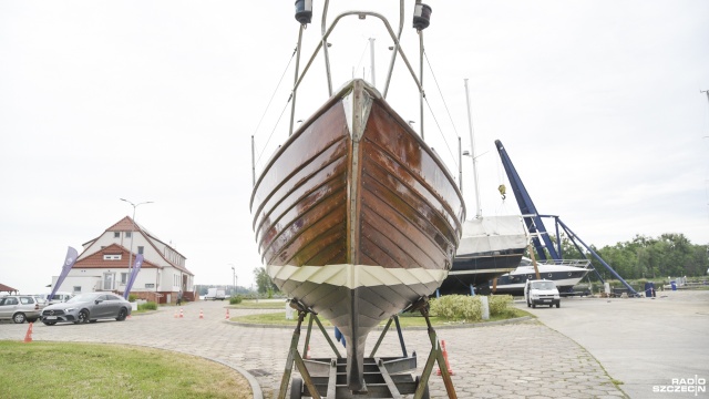 Fot. Kamila Kozioł [Radio Szczecin] Zabytkowy jacht ocalony od zapomnienia [WIDEO, ZDJĘCIA]