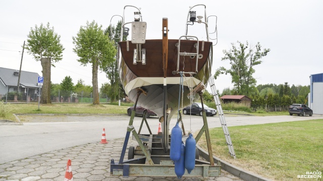 Fot. Kamila Kozioł [Radio Szczecin] Zabytkowy jacht ocalony od zapomnienia [WIDEO, ZDJĘCIA]