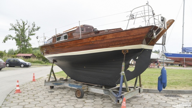 Fot. Kamila Kozioł [Radio Szczecin] Zabytkowy jacht ocalony od zapomnienia [WIDEO, ZDJĘCIA]