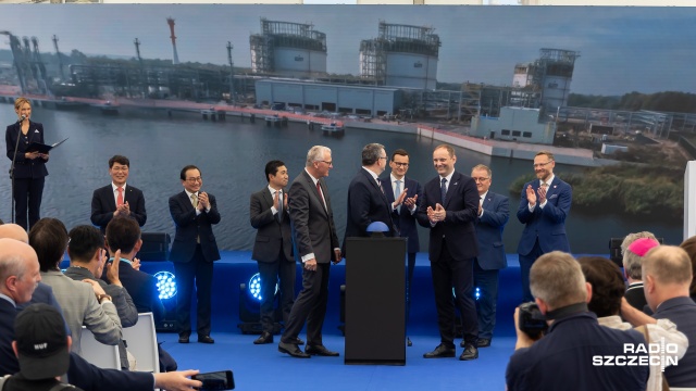 Fot. Robert Stachnik [Radio Szczecin] Polimery Police rozpoczynają produkcję polipropylenu [WIDEO, ZDJĘCIA]