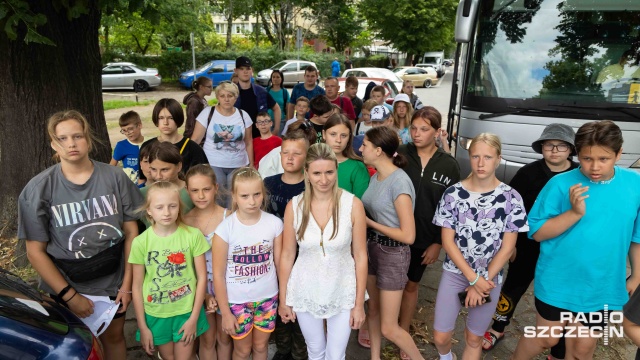 Fot. Robert Stachnik [Radio Szczecin] Na wakacje do Szczecina przyjechały dzieci z dawnych kresów wschodnich [ZDJĘCIA]
