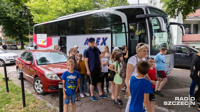 Fot. Robert Stachnik [Radio Szczecin] Na wakacje do Szczecina przyjechały dzieci z dawnych kresów wschodnich [ZDJĘCIA]