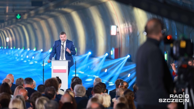 Fot. Robert Stachnik [Radio Szczecin] Tunel w Świnoujściu oficjalnie otwarty! [WIDEO, ZDJĘCIA, AKTUALIZACJA]