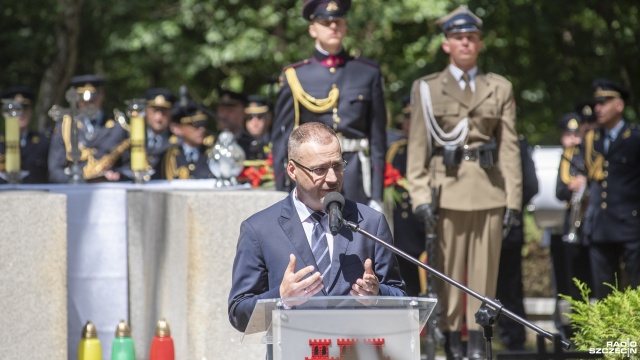 Fot. Kamila Kozioł [Radio Szczecin] Prezydent Duda: Polska i Litwa są zjednoczone jak nigdy dotąd [WIDEO, ZDJĘCIA]