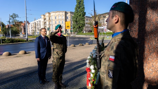 Fot. Robert Stachnik [Radio Szczecin] "Cud nad Wisłą pokazał, że ten polski duch jest potężny" [WIDEO, ZDJĘCIA]