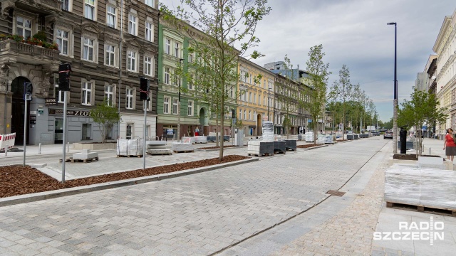 Fot. Robert Stachnik [Radio Szczecin] Mieszkańcy podzieleni ws. nowej alei Wojska Polskiego [WIDEO, ZDJĘCIA]