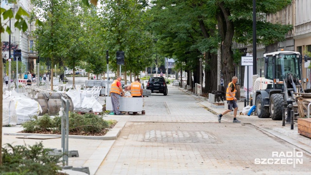 Fot. Robert Stachnik [Radio Szczecin] Mieszkańcy podzieleni ws. nowej alei Wojska Polskiego [WIDEO, ZDJĘCIA]