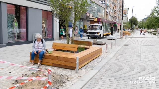 Fot. Robert Stachnik [Radio Szczecin] Mieszkańcy podzieleni ws. nowej alei Wojska Polskiego [WIDEO, ZDJĘCIA]