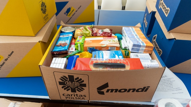 Fot. Robert Stachnik [Radio Szczecin] Szczeciński Caritas pomaga Ukrainie [WIDEO, ZDJĘCIA]