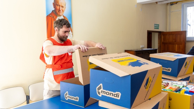 Fot. Robert Stachnik [Radio Szczecin] Szczeciński Caritas pomaga Ukrainie [WIDEO, ZDJĘCIA]