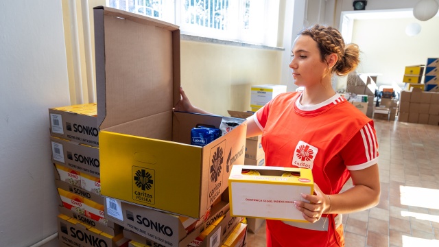 Fot. Robert Stachnik [Radio Szczecin] Szczeciński Caritas pomaga Ukrainie [WIDEO, ZDJĘCIA]