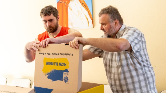 Fot. Robert Stachnik [Radio Szczecin] Szczeciński Caritas pomaga Ukrainie [WIDEO, ZDJĘCIA]