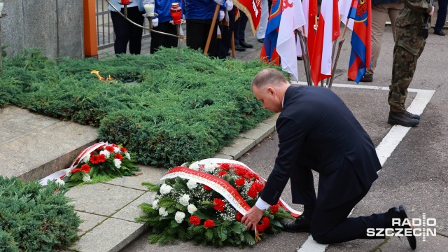 Fot. Robert Stachnik [Radio Szczecin] Prezydent: robotnicy Stoczni Szczecińskiej stanowili trzon akcji strajkowej [WIDEO, ZDJĘCIA]