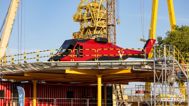 Fot. Robert Stachnik [Radio Szczecin] Poligon pożarowy w ogniu. Prezentacja na znanym w świecie centrum treningowym [WIDEO, ZDJĘCIA]