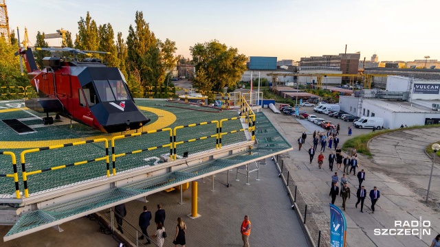 Fot. Robert Stachnik [Radio Szczecin] Poligon pożarowy w ogniu. Prezentacja na znanym w świecie centrum treningowym [WIDEO, ZDJĘCIA]