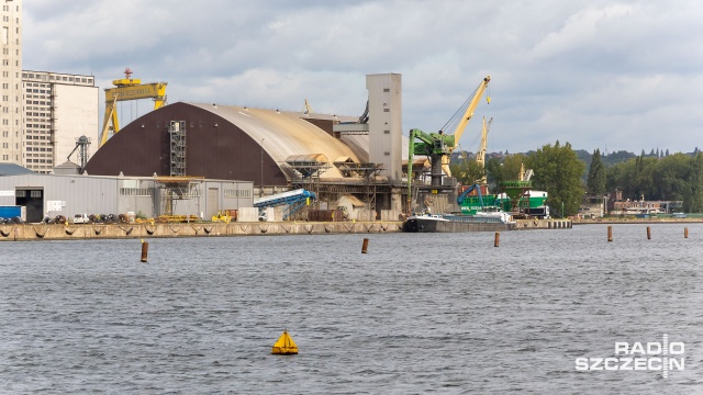 Fot. Robert Stachnik [Radio Szczecin] W Szczecińskim porcie powstanie terminal do przeładunków agro [WIDEO, ZDJĘCIA]