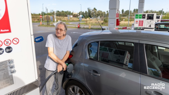 Fot. Robert Stachnik [Radio Szczecin] Ceny paliw spadają. Co na to kierowcy? [ZDJĘCIA]