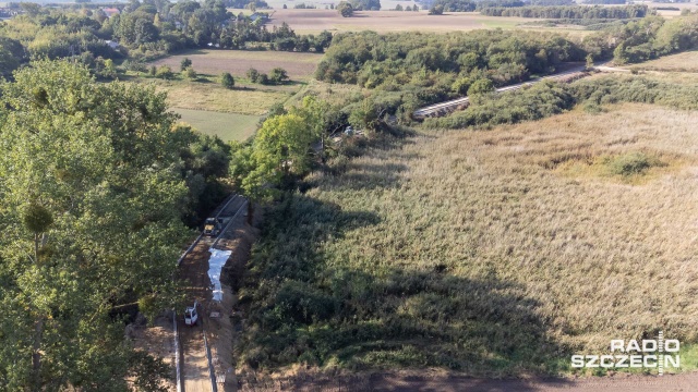 Fot. Robert Stachnik [Radio Szczecin] Będzie ścieżka rowerowa w Kołbaskowie [ZDJĘCIA]