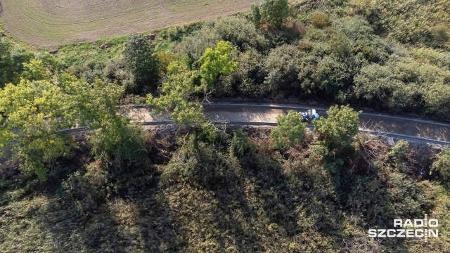 Fot. Robert Stachnik [Radio Szczecin] Będzie ścieżka rowerowa w Kołbaskowie [ZDJĘCIA]
