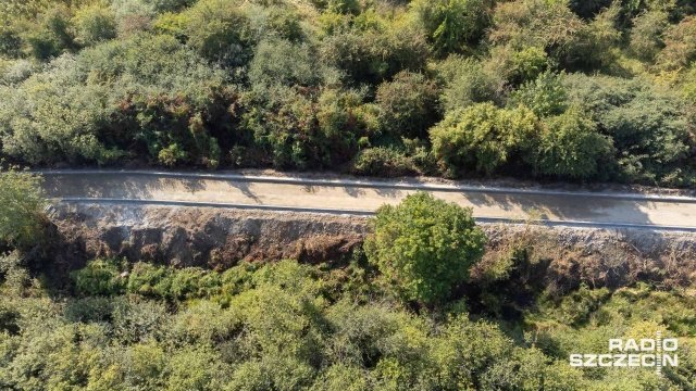Fot. Robert Stachnik [Radio Szczecin] Będzie ścieżka rowerowa w Kołbaskowie [ZDJĘCIA]
