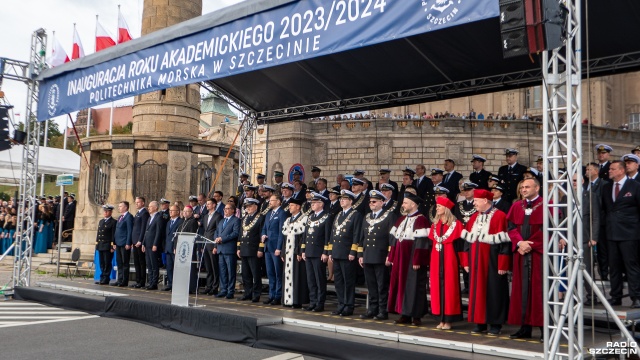 Fot. Maciej Papke [Radio Szczecin] Uroczyste rozpoczęcie roku akademickiego na Politechnice Morskiej [WIDEO, ZDJĘCIA]