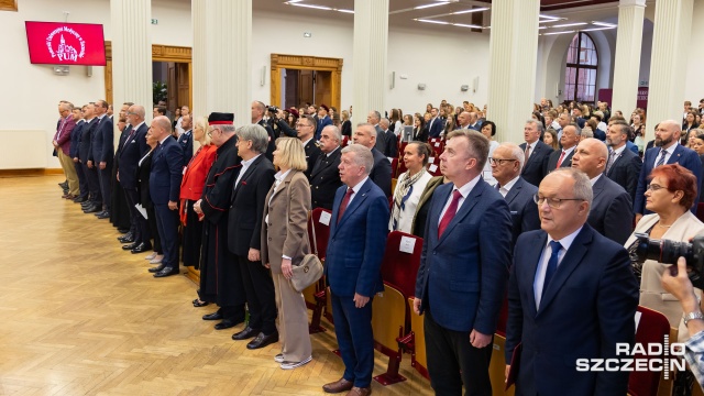 Fot. Robert Stachnik [Radio Szczecin] "Pozytywny stresik" na rozpoczęciu roku w PUM [WIDEO, ZDJĘCIA]