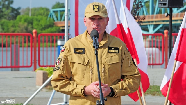 Fot. Marcin Kokolus [Radio Szczecin] Nowe wozy strażackie trafiły do komend w regionie [ZDJĘCIA]