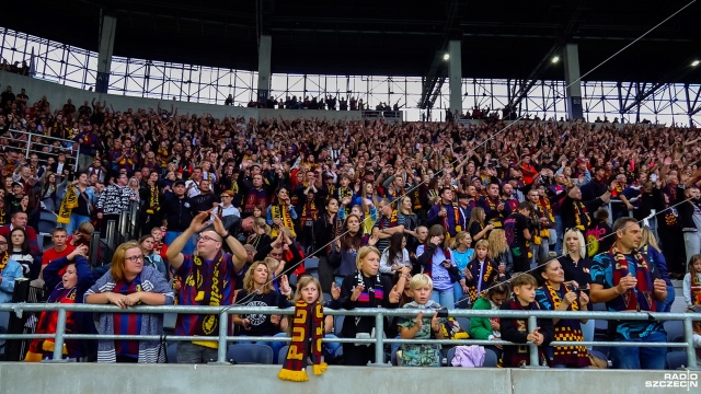 Fot. Wojciech Ochrymiuk [Radio Szczecin] Opowieść o pracy spikera stadionowego [WIDEO, ZDJĘCIA]