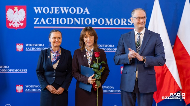 Fot. Robert Stachnik [Radio Szczecin] Uhonorowanie pracowników Sanepidu z zachodniopomorskiego [WIDEO, ZDJĘCIA]