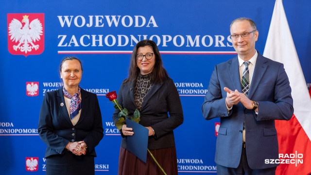 Fot. Robert Stachnik [Radio Szczecin] Uhonorowanie pracowników Sanepidu z zachodniopomorskiego [WIDEO, ZDJĘCIA]