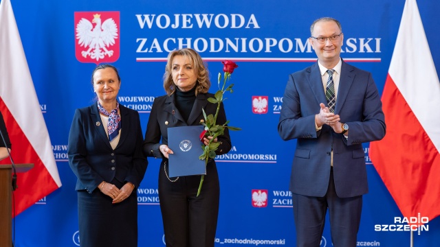 Fot. Robert Stachnik [Radio Szczecin] Uhonorowanie pracowników Sanepidu z zachodniopomorskiego [WIDEO, ZDJĘCIA]