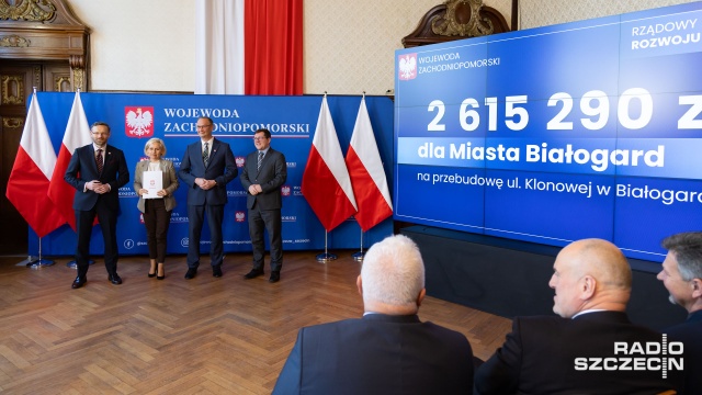 Fot. Robert Stachnik [Radio Szczecin] Dodatkowe pieniądze na budowę dróg w regonie [WIDEO, ZDJĘCIA]