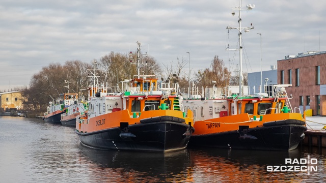 Fot. Robert Stachnik [Radio Szczecin] Rozpoczyna się akcja lodowa na Odrze [ZDJĘCIA]