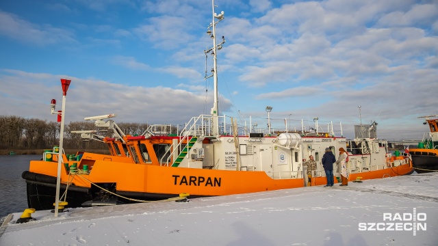 Fot. Robert Stachnik [Radio Szczecin] Rozpoczyna się akcja lodowa na Odrze [ZDJĘCIA]